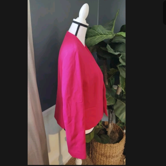 Nine West Women's Solid Ponte Kiss Front Jacket 10 - Picture 3 of 10